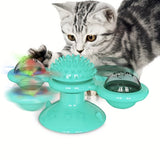 New Windmill Cat Toys Cute Rotating Interactive Cat Toy